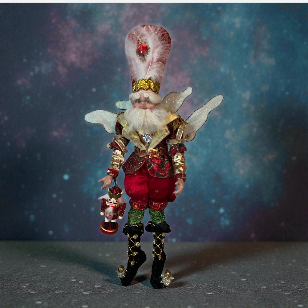 Mark Roberts Christmas Fairy Nutcracker Elf Collectible‎ w/ Mini Nutcracker